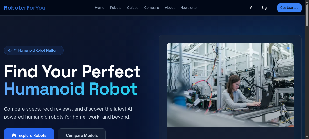 roboterforyou.com Screenshot